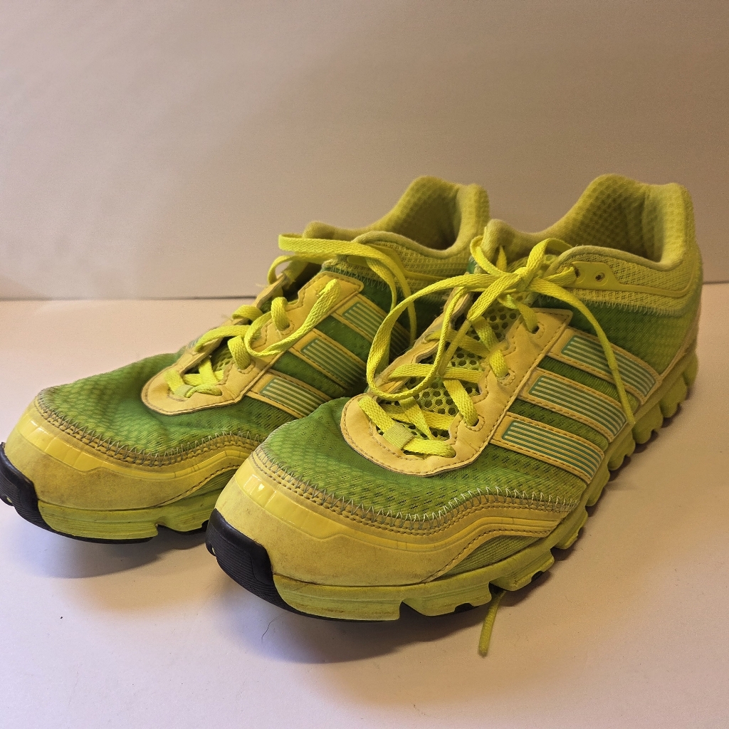 Adidas Vibrant Lime Athletic Shoes Climacool Men’s Size 9.5 Lace Up Sneakers